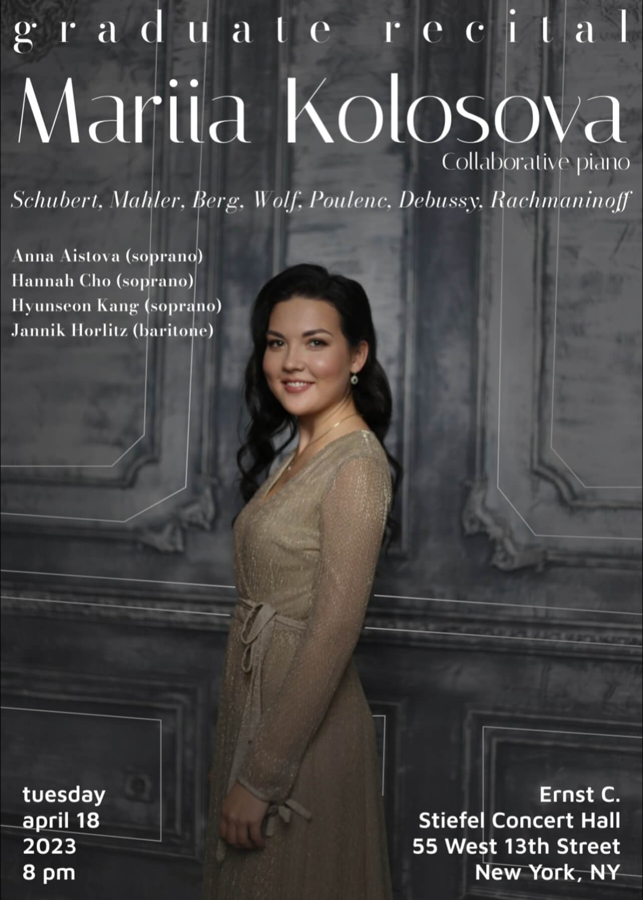 Maria teaching piano